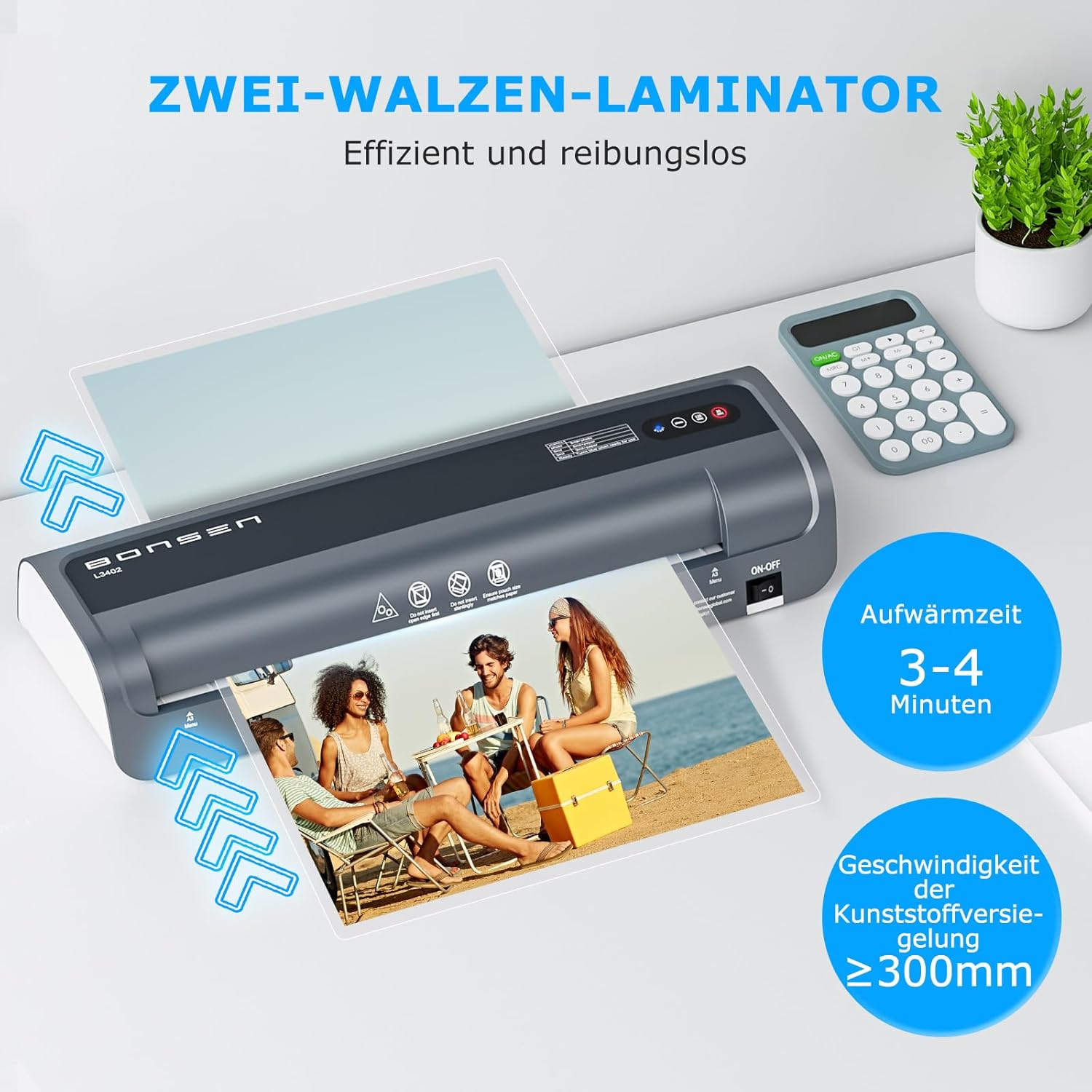 Thumbnail 5 de BONSEN L3402 Laminiergerät A3 📎