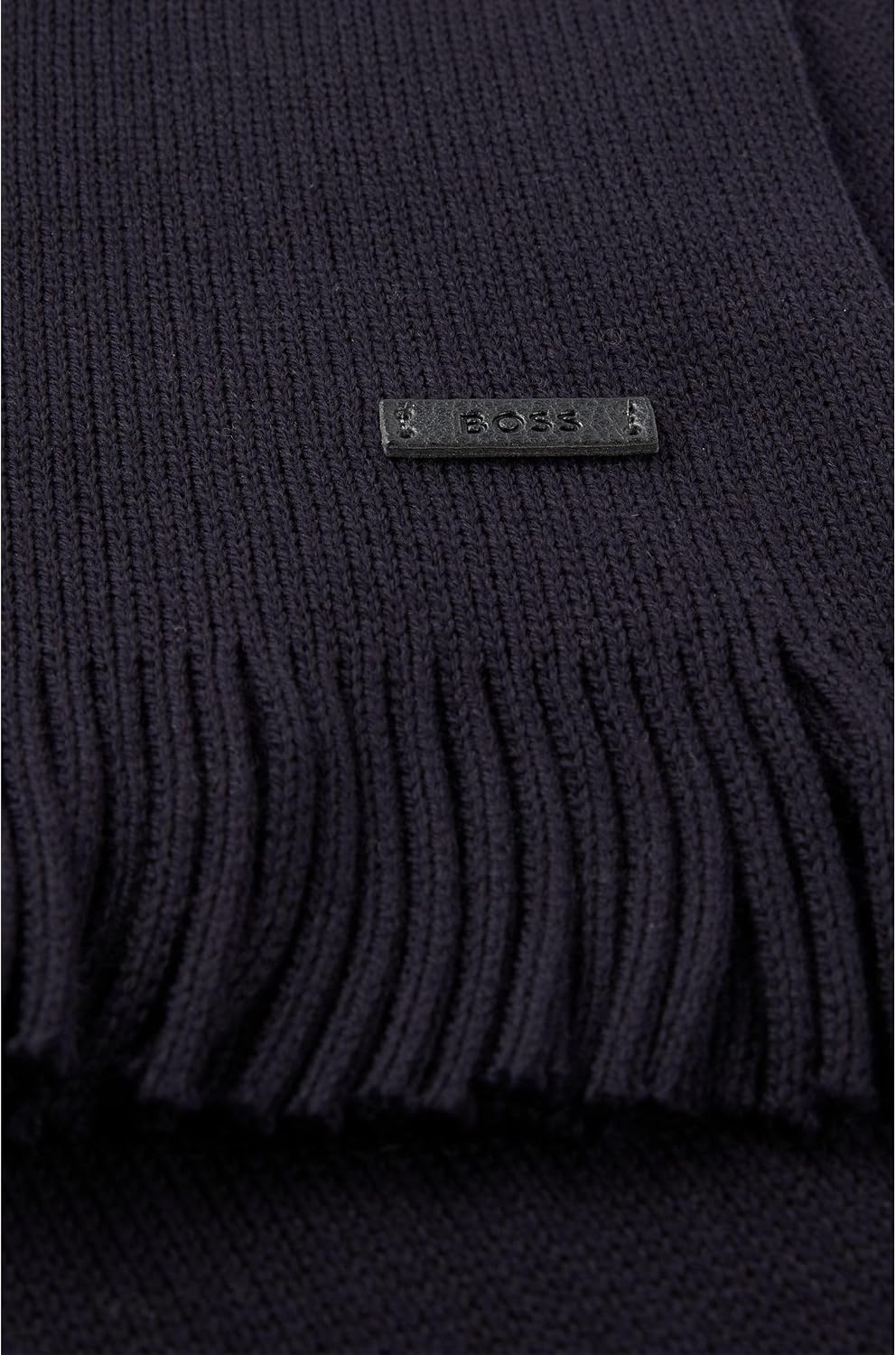 Thumbnail 5 de BOSS Hommes Albas écharpe en maille Raschel en laine vierge, longueur 170 cm