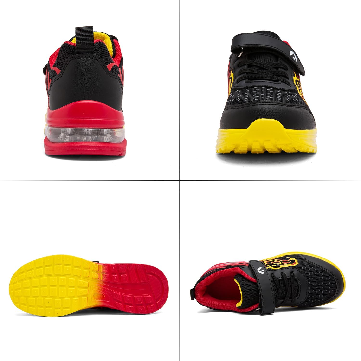 Detalle 2 de PiDaGlobal Zapatillas deportivas niños Velcro