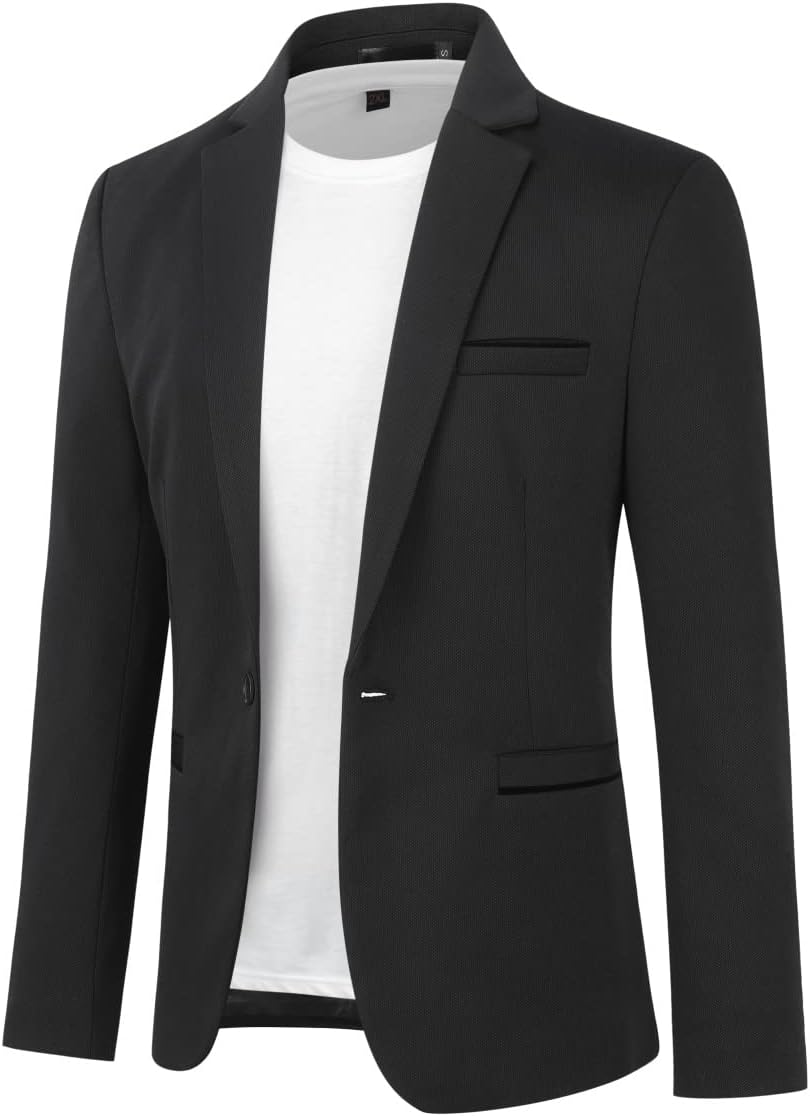 Allthemen Blazer Homme Veste Slim Fit