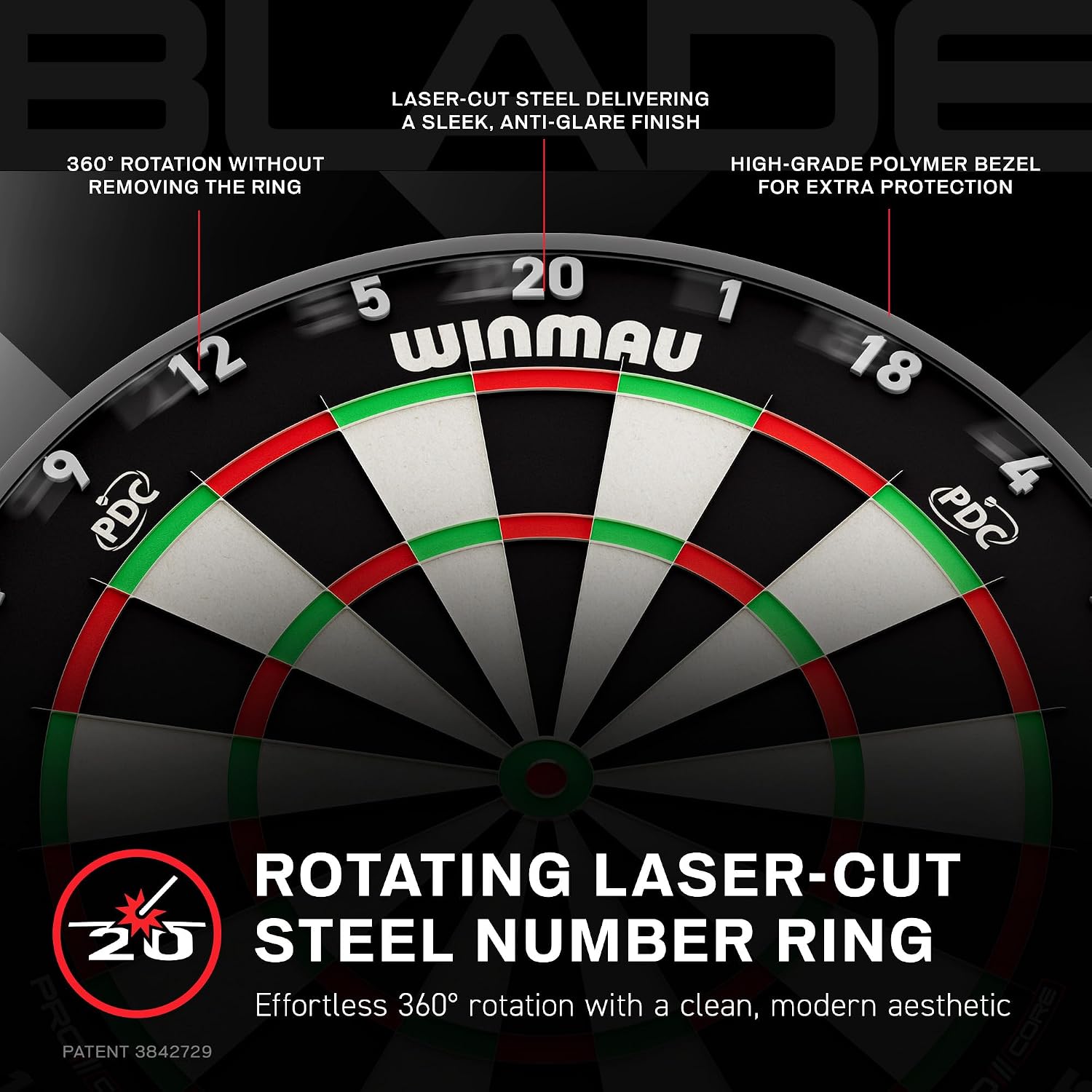 Thumbnail 6 de WINMAU bristle dartboard Blade 6