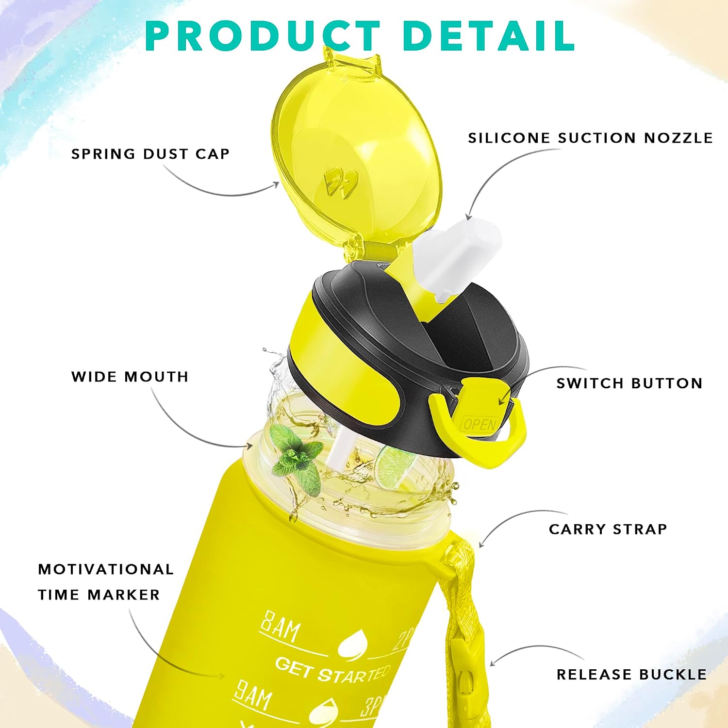 Detalle de Enerbone 32 oz Water Bottle