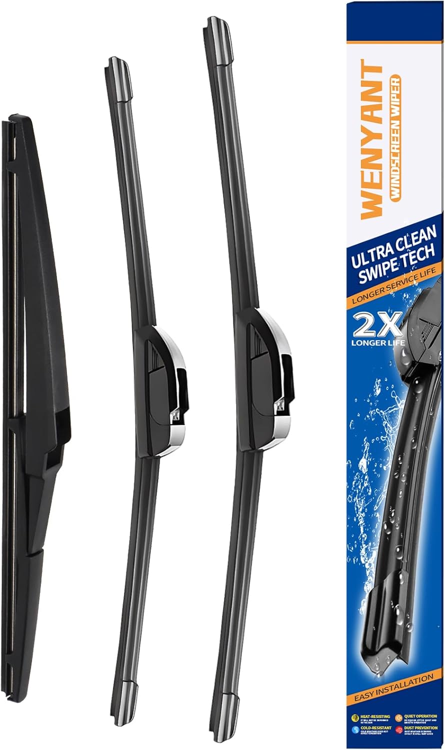 Thumbnail 6 de Wenyant 15"/15"/13" Windshield Wipers (Set of 3) for Jeep Wrangler 2007-2018