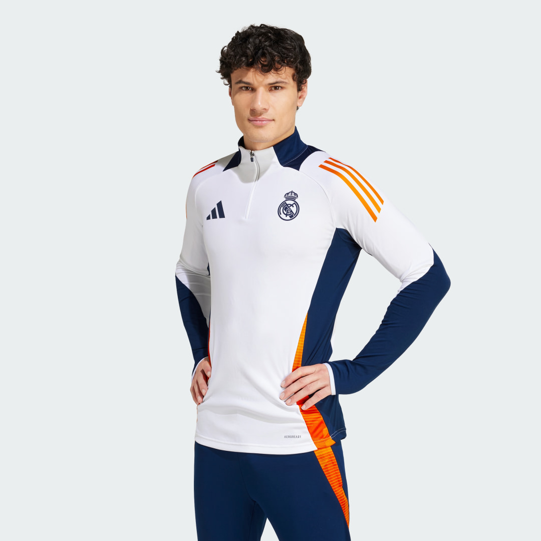Detalle de Sudadera entrenamiento Real Madrid Tiro 24 Competition de Adidas