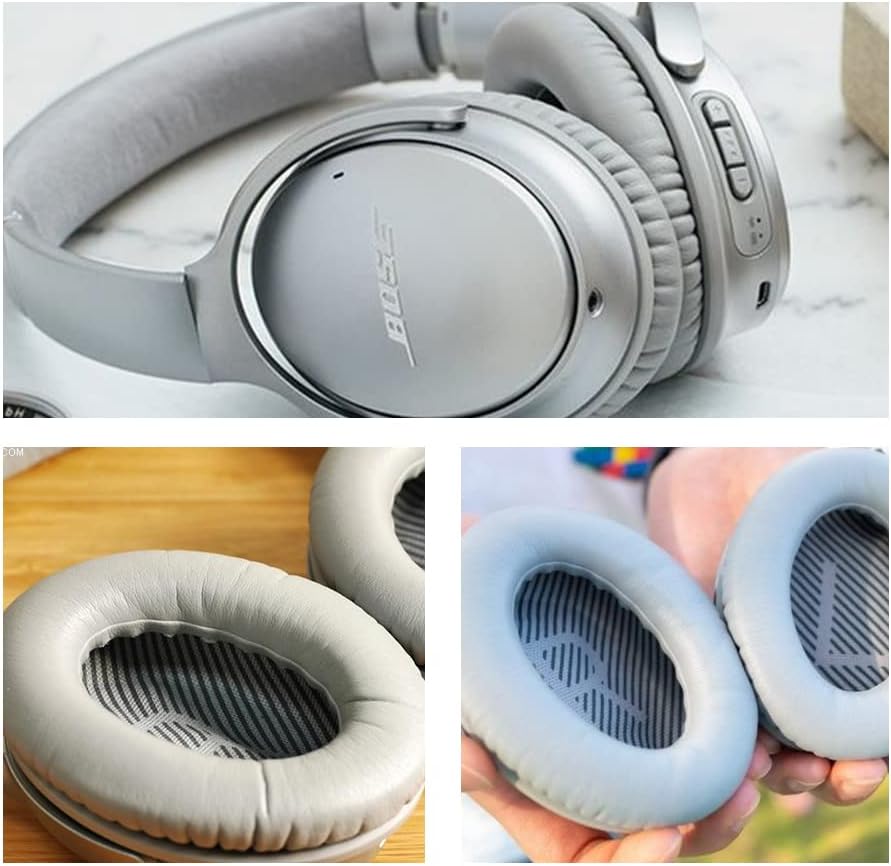 Thumbnail 6 de Link Dream Coussinets de remplacement pour Bose QC35 et QC35 II – Confort et isolation, gris