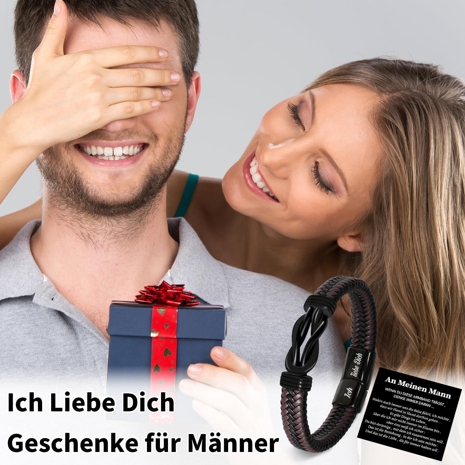 Detalle 2 de Coldbling Ich Liebe Dich Armband 21 cm
