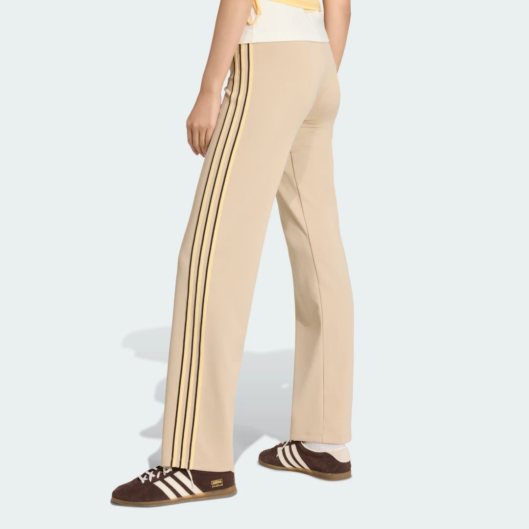 Thumbnail 1 de Pantalones Slouchy Straight Leg de Adidas – Beige