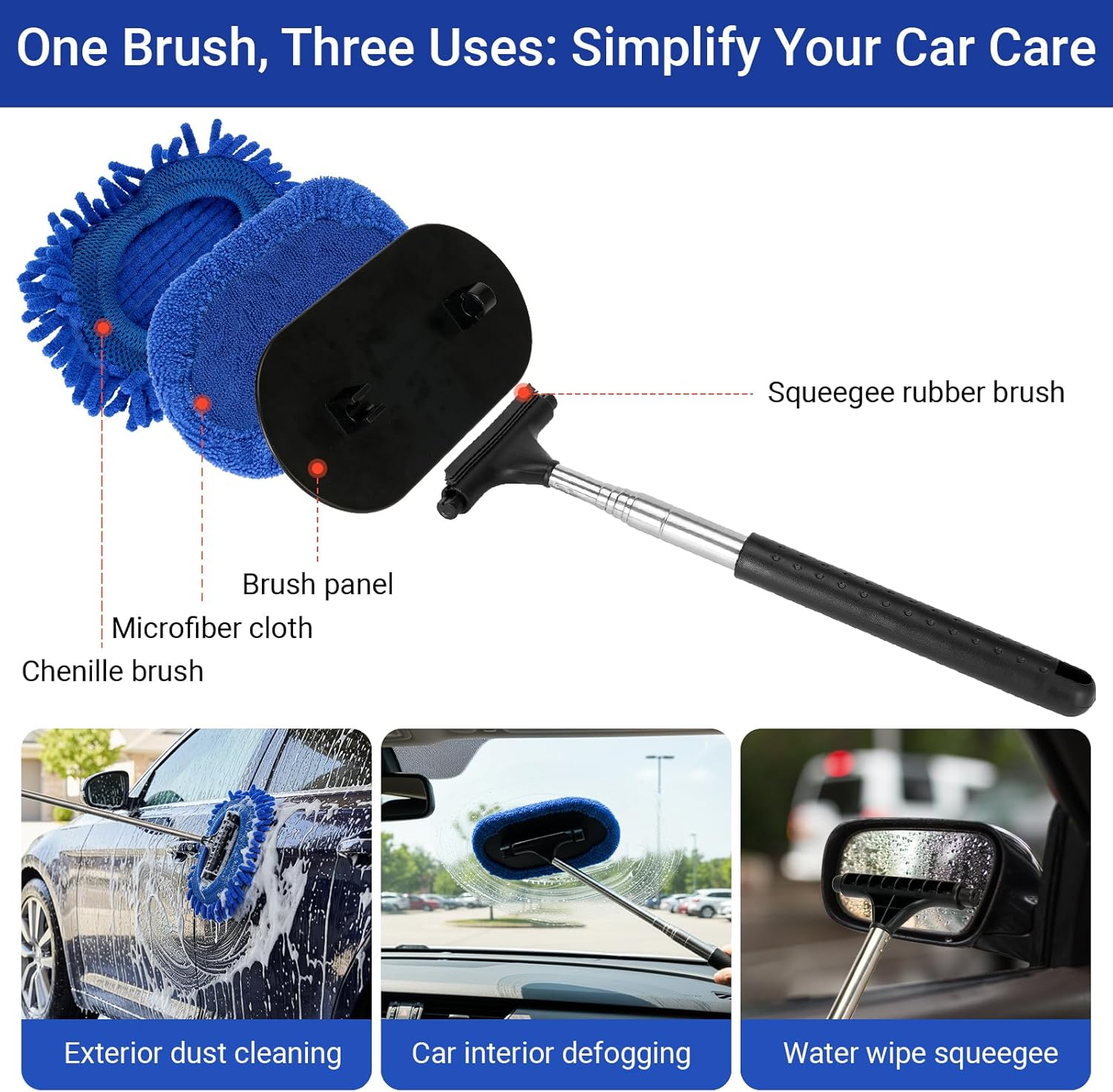 Thumbnail 6 de Bafeil 10-piece Car Detailing Kit with extendable windscreen cleaner tool