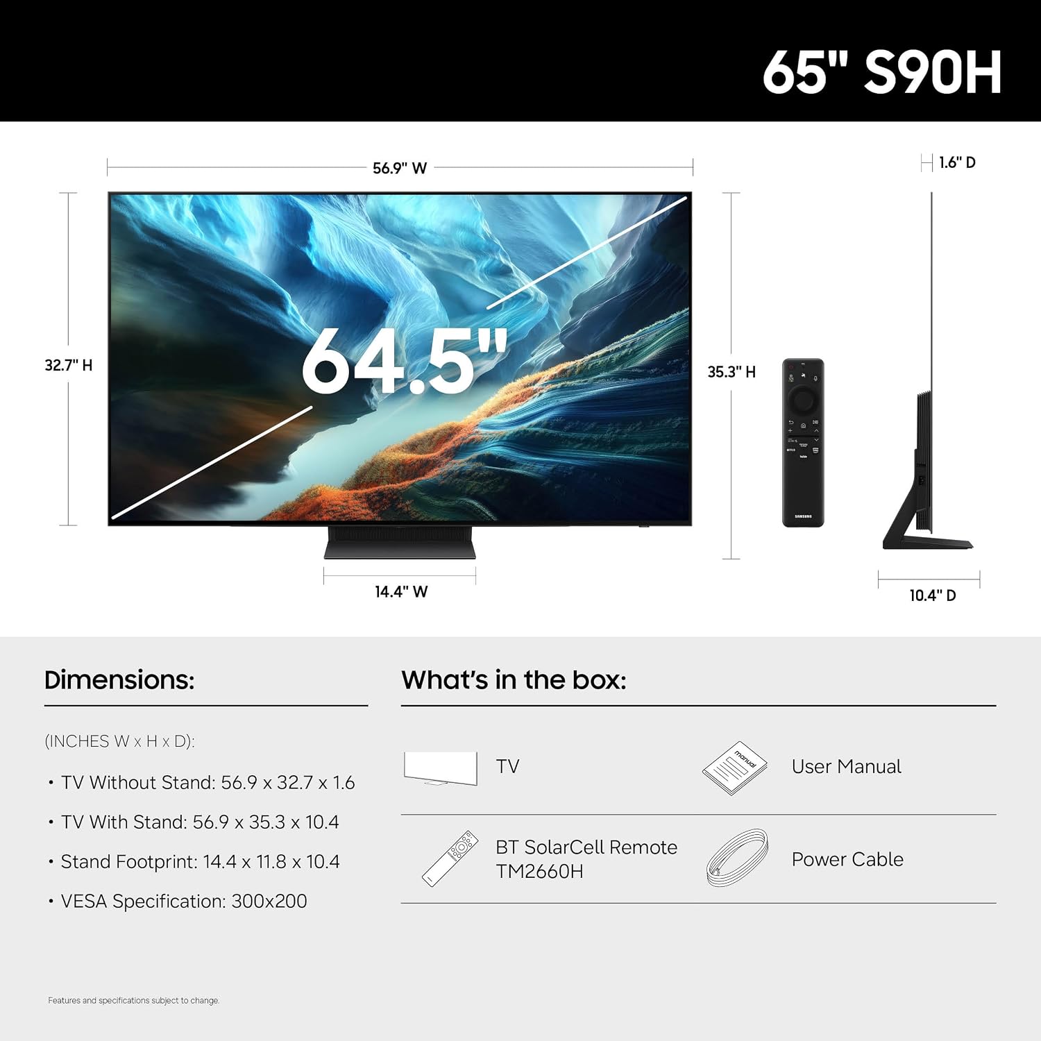 Thumbnail 1 de Samsung OLED TV 65-Inch