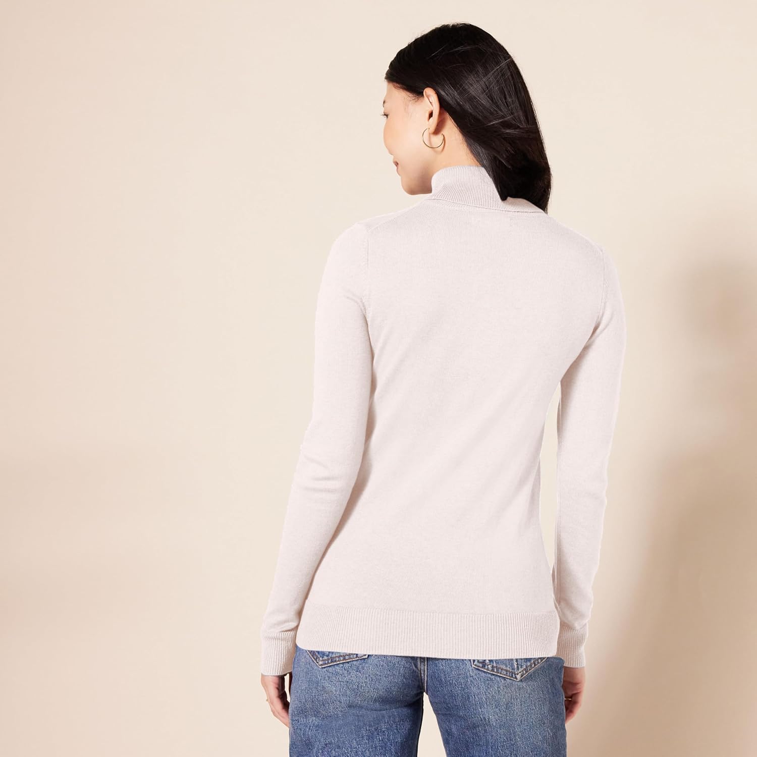 Thumbnail 1 de Amazon Essentials Damen Rollkragenpullover mit langem Arm – leichter Baumwollmix, klassischer Schnitt (auch in Übergröße)