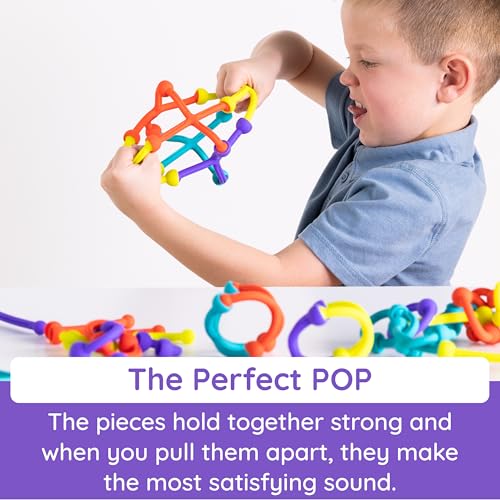 Detalle 2 de Fat Brain Toys Plip Kit, 52 pièces, jouets de construction 🧱