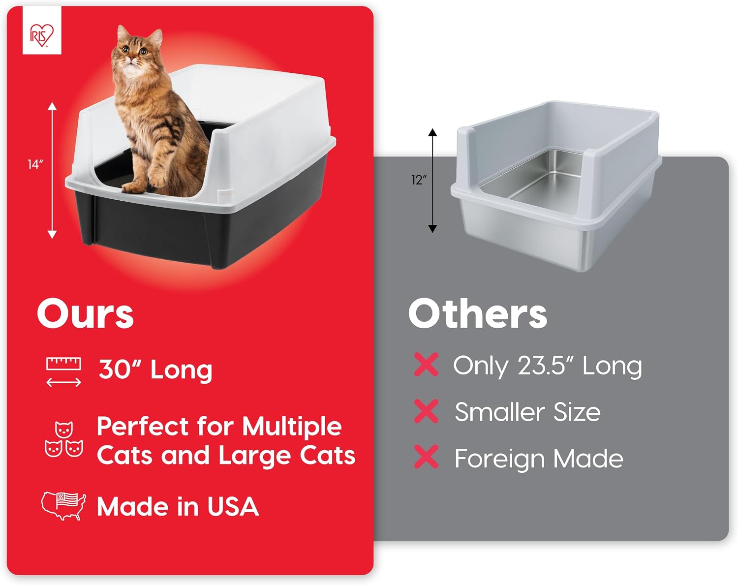 Thumbnail 5 de IRIS USA Cat Litter Box XX-Large