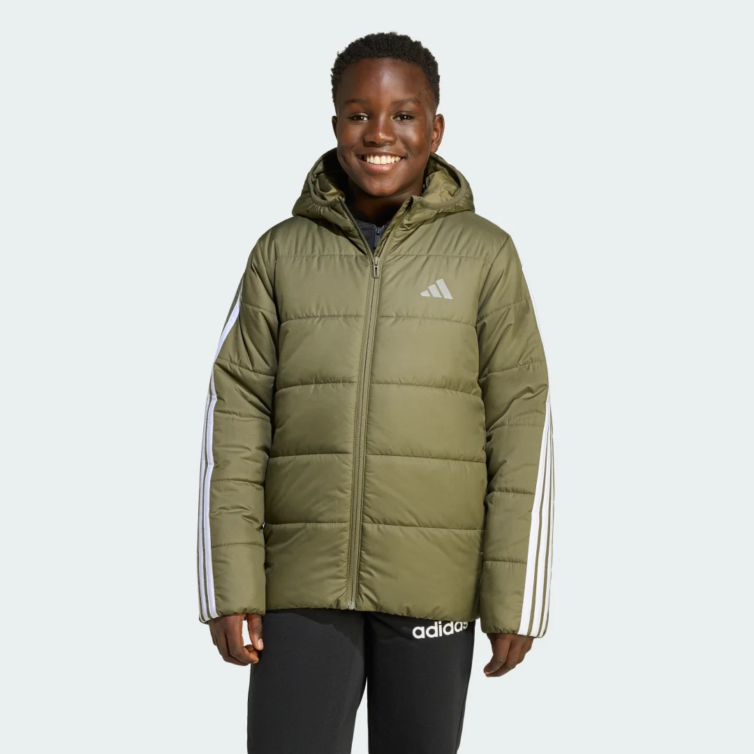 Detalle 2 de Essentials 3 bandas Chaqueta acolchada para niños