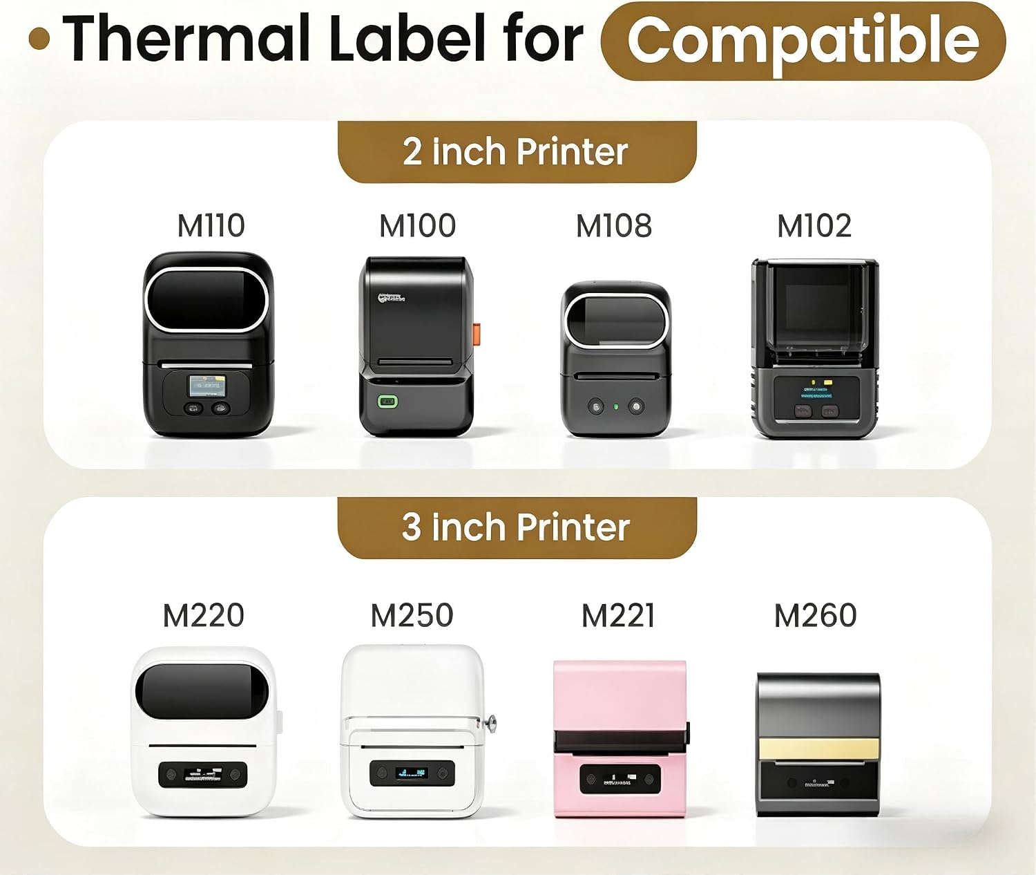 Detalle 2 de Phomemo m110 Printer Labels 50x80 mm – Self-Adhesive Direct Thermal Labels (100 per roll) for M110/M120/M220/M200