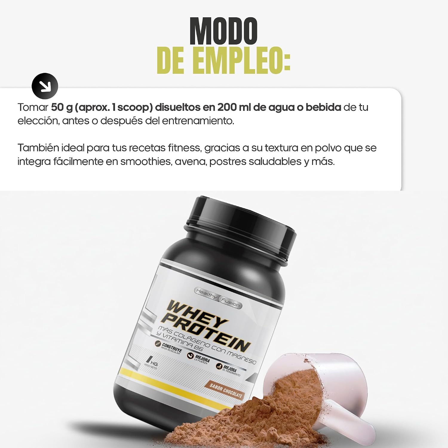 Thumbnail 5 de Whey Protein en Polvo 100% Pura 💪 1kg