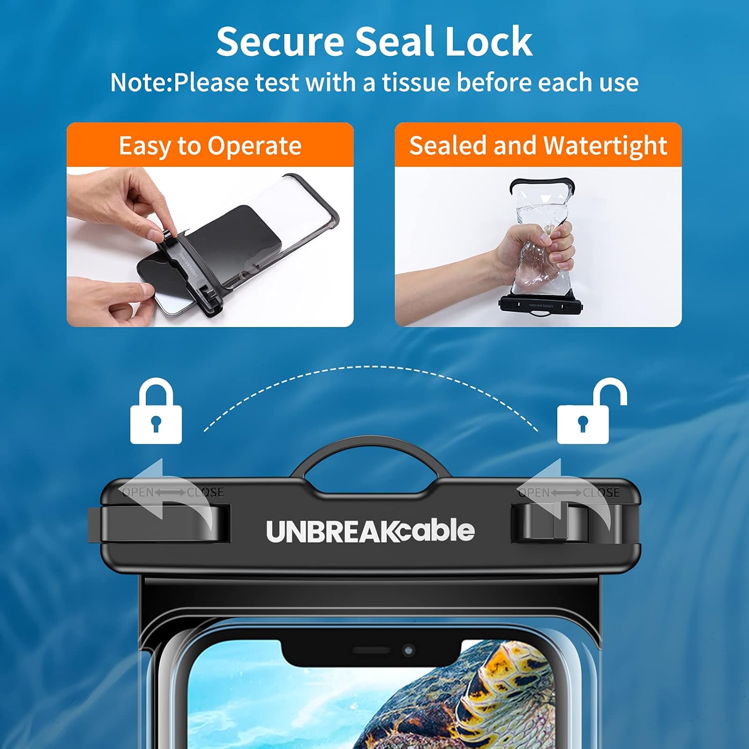 Thumbnail 5 de UNBREAKcable Waterproof Phone Pouch 2-pack