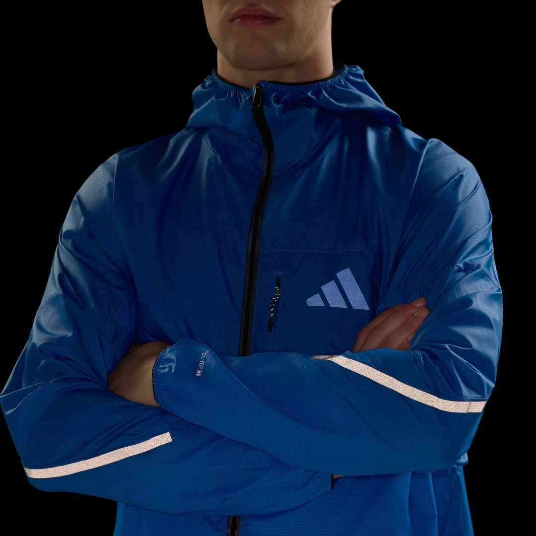 Detalle 2 de Chaqueta Terrex Xperior CLIMA365 Light Windweave de Adidas: azul para exteriores, con envío gratis y 30 días de devolución