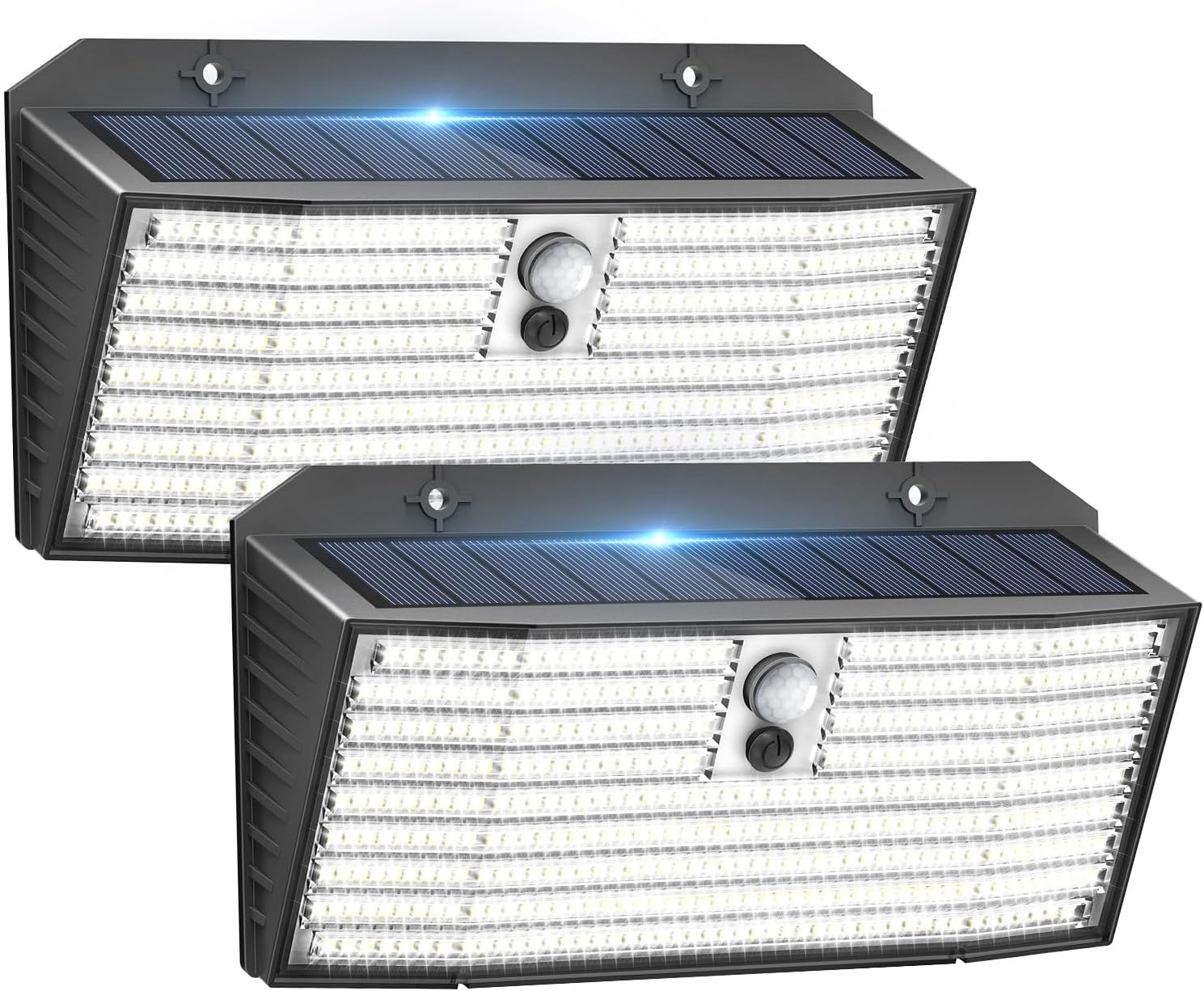 Detalle de APILAB Solar Motion Sensor Lights 2-Pack