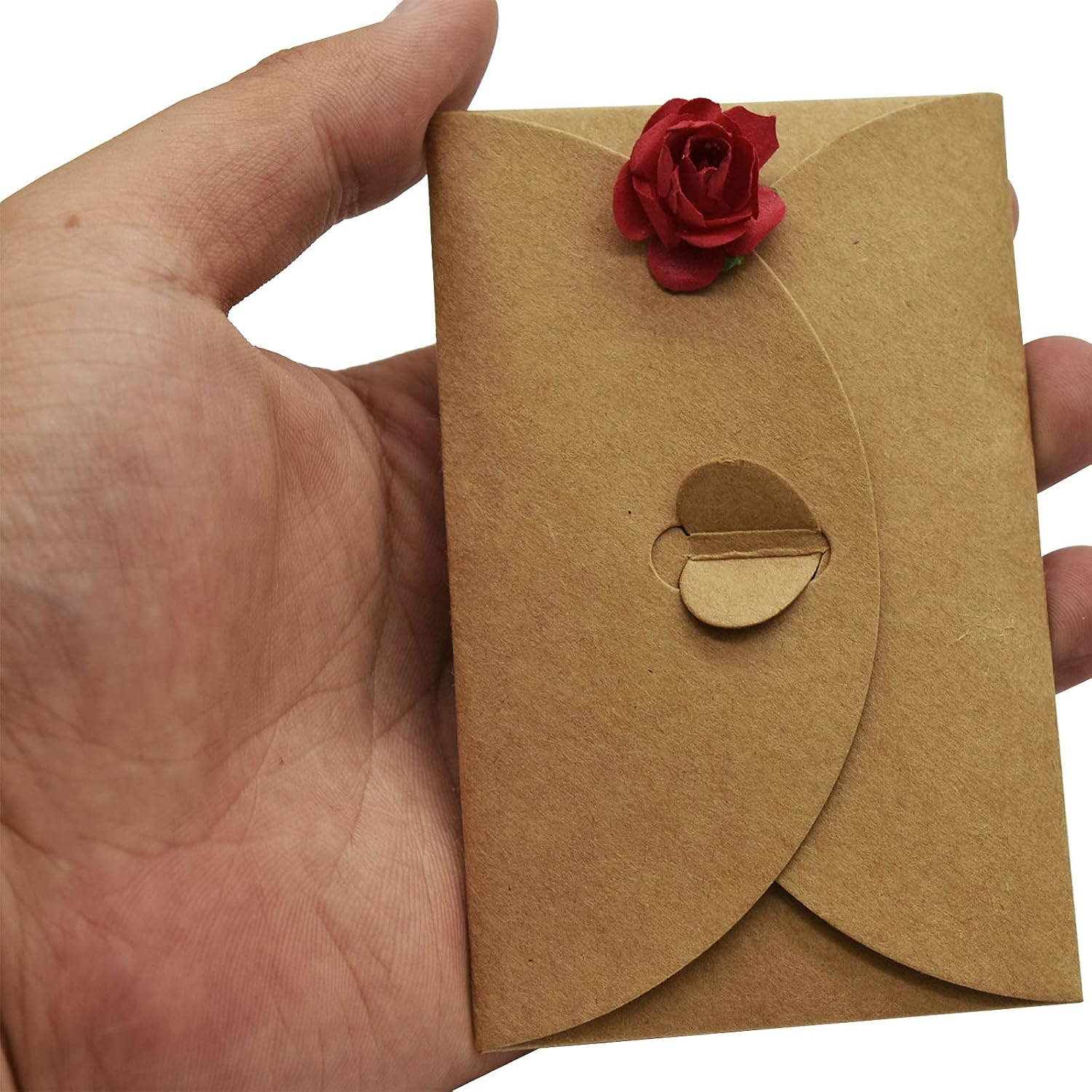 Thumbnail 4 de Maydahui dry-flower Handmade Kraft Greeting Cards, 40-Pack with Envelopes