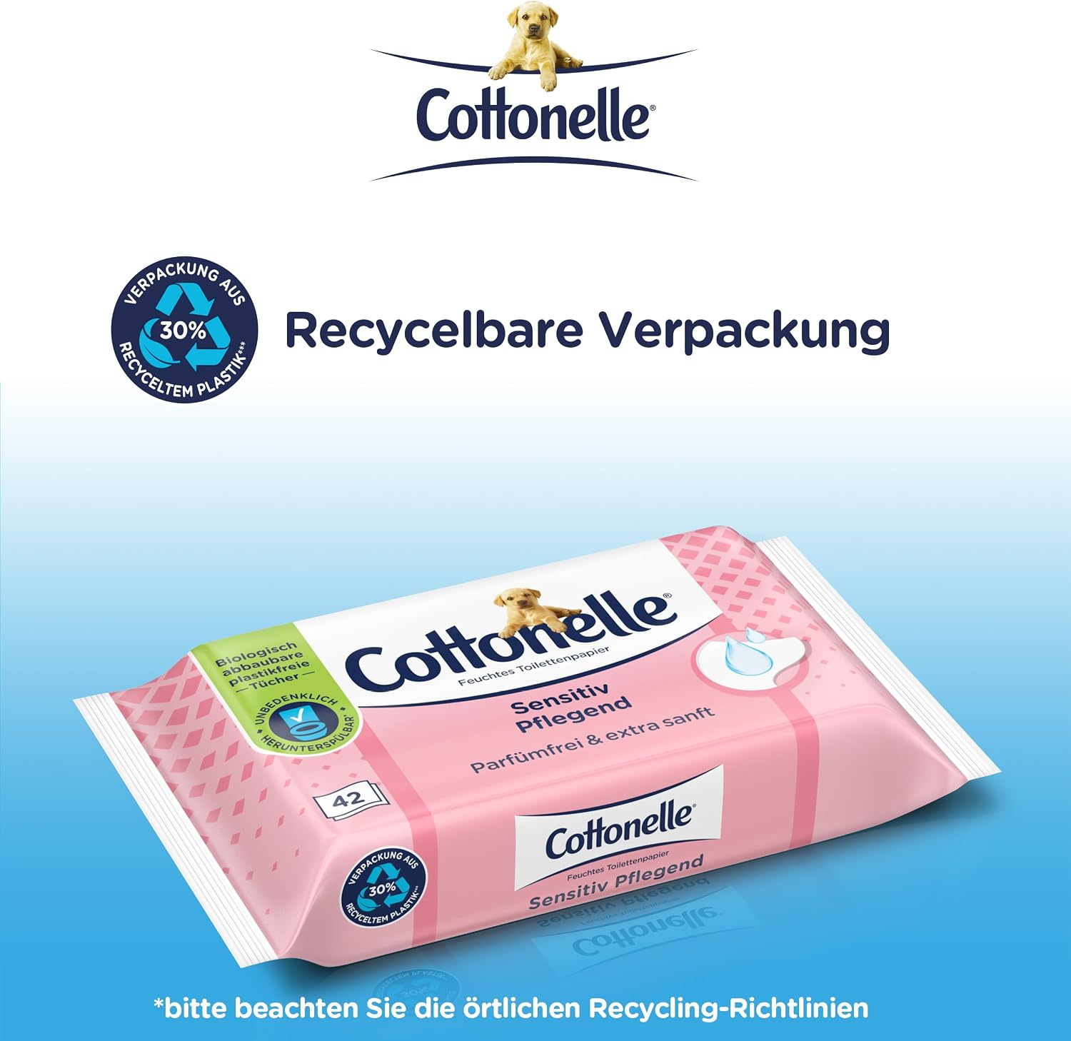 Thumbnail 4 de Cottonelle Feuchtes Toilettenpapier Sensitive 🚽