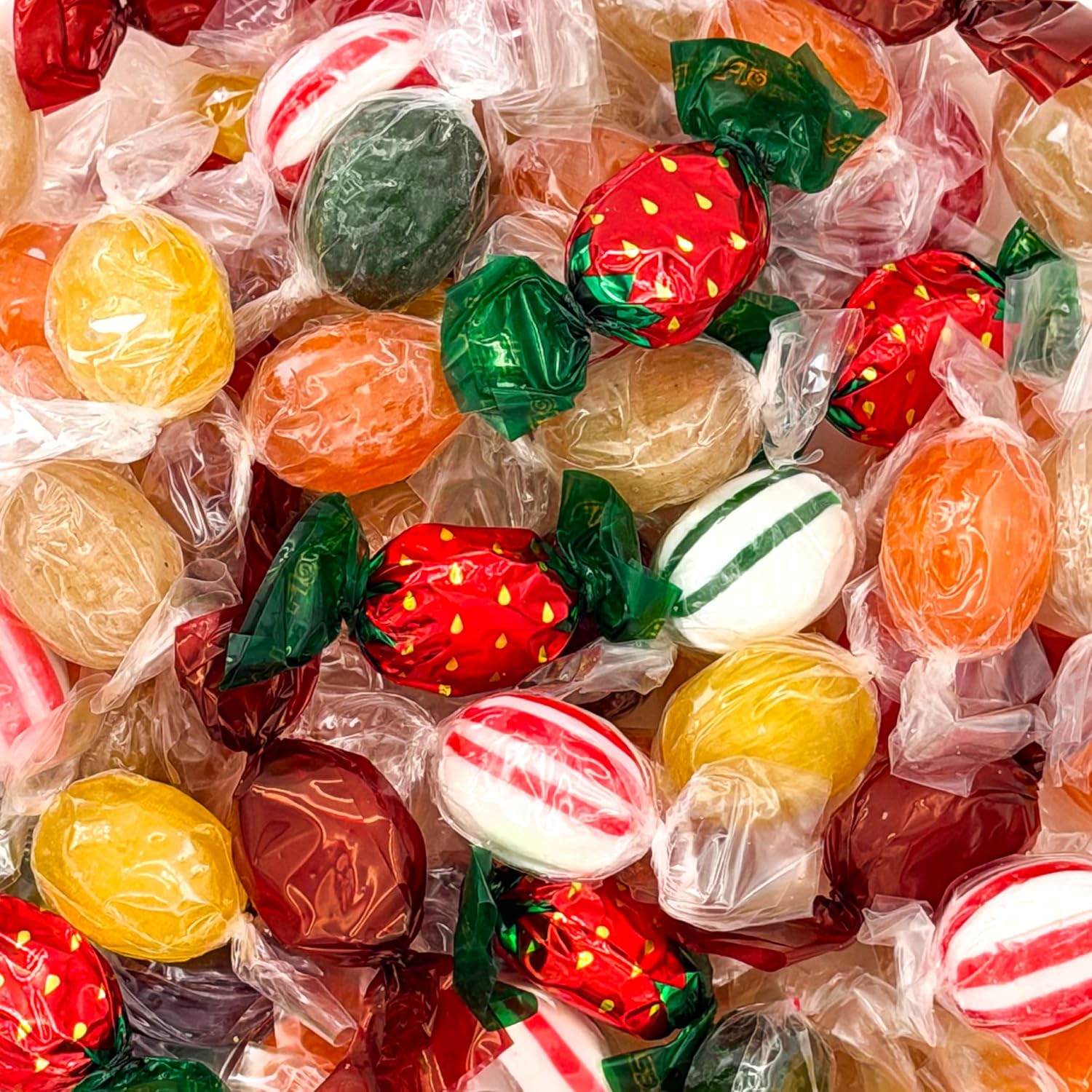 Detalle de FUNTASTY Old Fashioned Hard Candy Assortment, 2 lb, Individually Wrapped