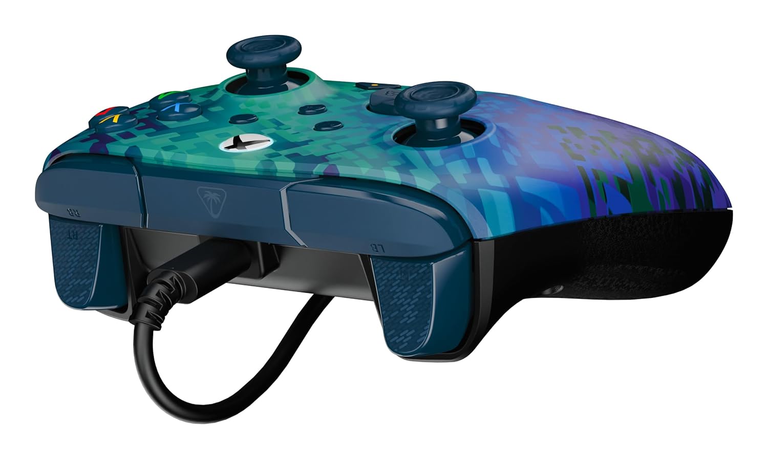 Thumbnail 5 de Turtle Beach Rematch Advanced Glitch Green – kabelgebundener Controller mit anpassbaren Tasten und Rumble