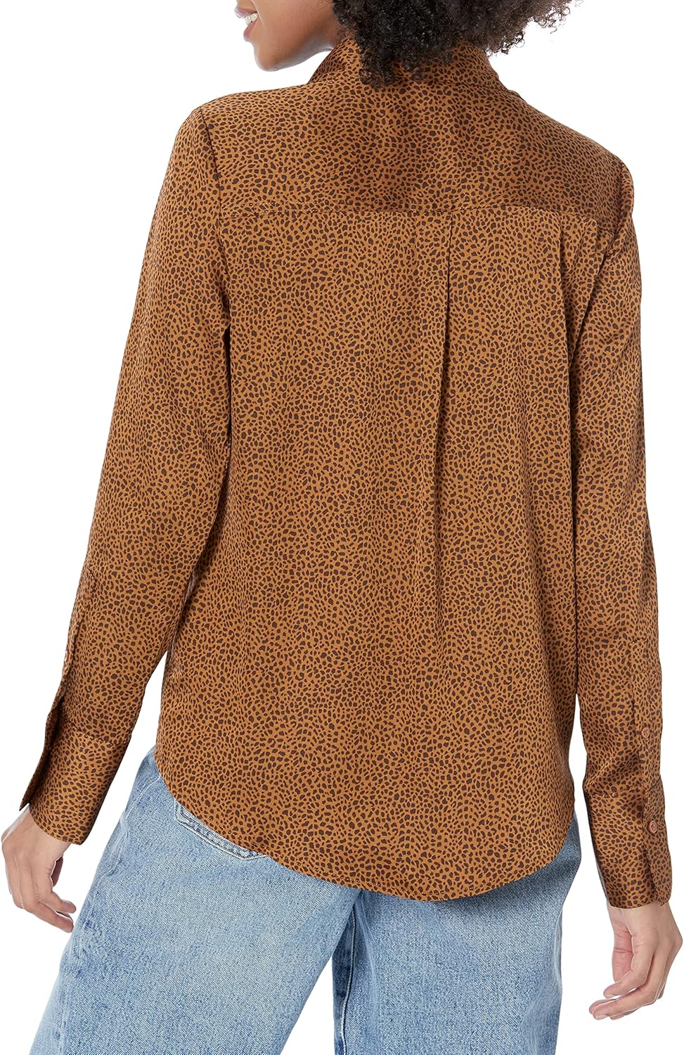 Thumbnail 1 de Amazon Essentials Women’s Regular-Fit Satin Button Down Blouse (Plus Size available)