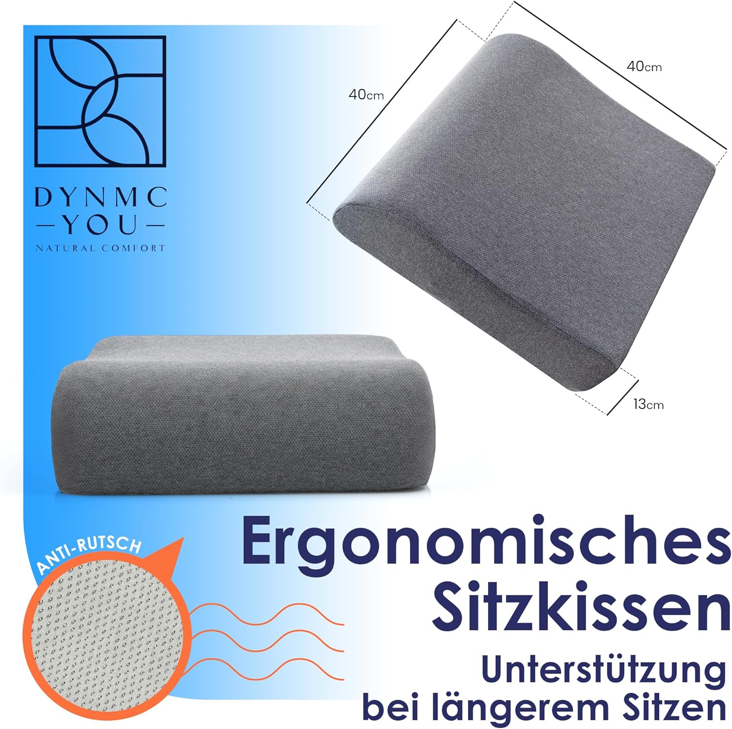 Detalle 2 de DYNMC you Sitzerhöhung Stuhl 13 cm