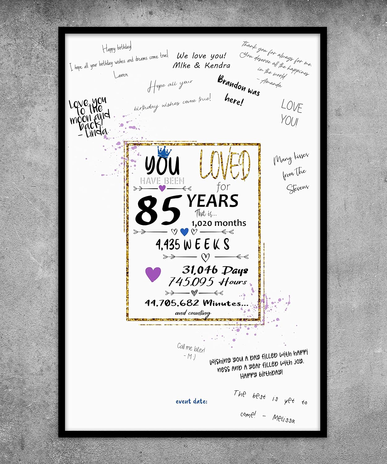 Thumbnail 6 de Guest Book Poster, 11 x 17 in