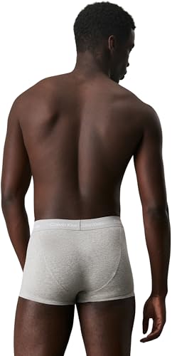 Detalle 2 de Calvin Klein Calzoncillos bóxer Low Rise Trunk Pack de 3 para Hombre – Multicolor