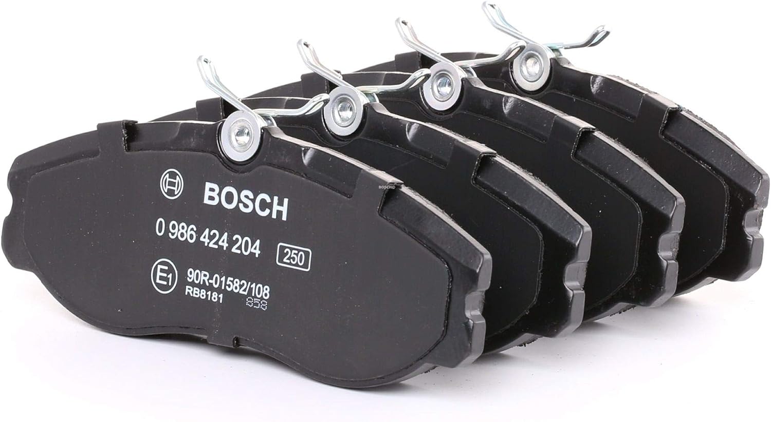 Detalle de Bosch BP092 – Plaquettes de frein avant pour voiture (4 pièces) – Qualité Bosch, sans cuivre, réduction bruit et poussière