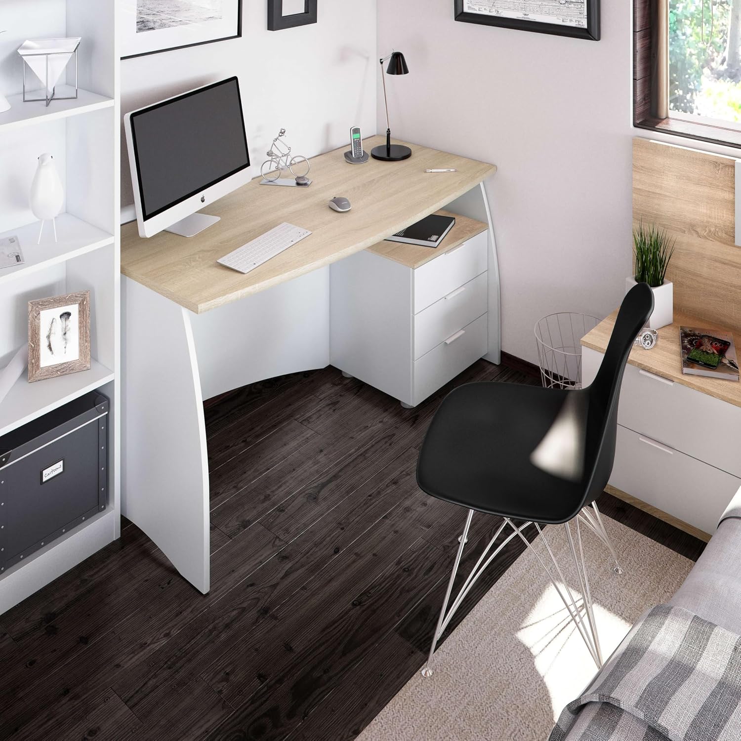 Detalle 2 de Habitdesign Estil Mesa de Despacho 136 cm