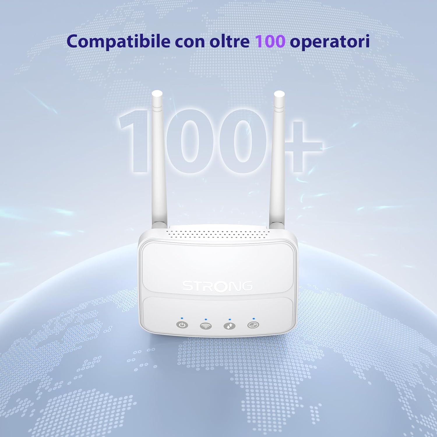 Thumbnail 3 de Strong Router WiFi N300 Mbps con SIM – 4G Cat4 LTE, USB 3.0, Antenne staccabili, fino a 32 dispositivi