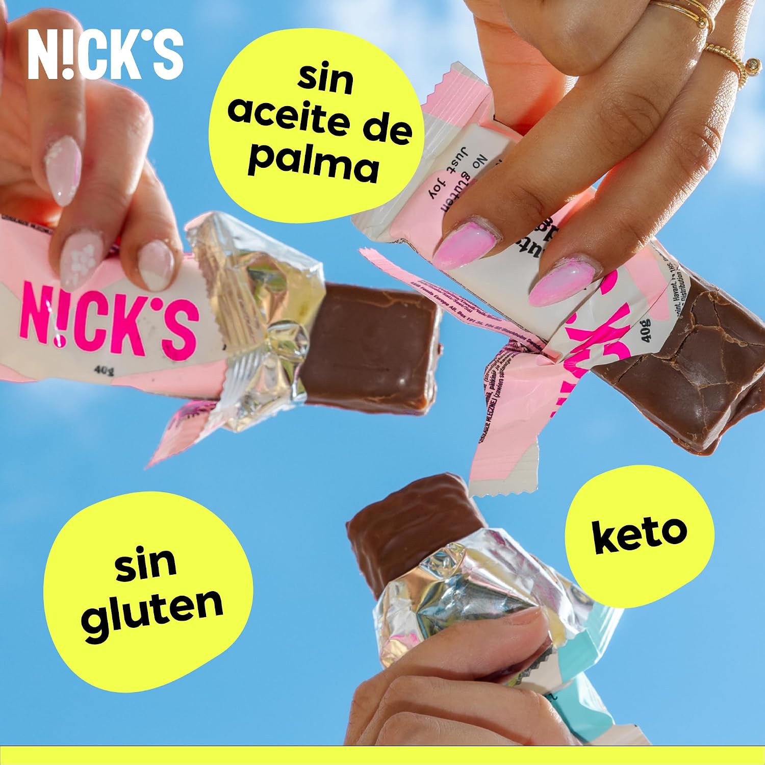 Thumbnail 4 de NICKS Favorita Mix 12 unidades barritas keto 🍫