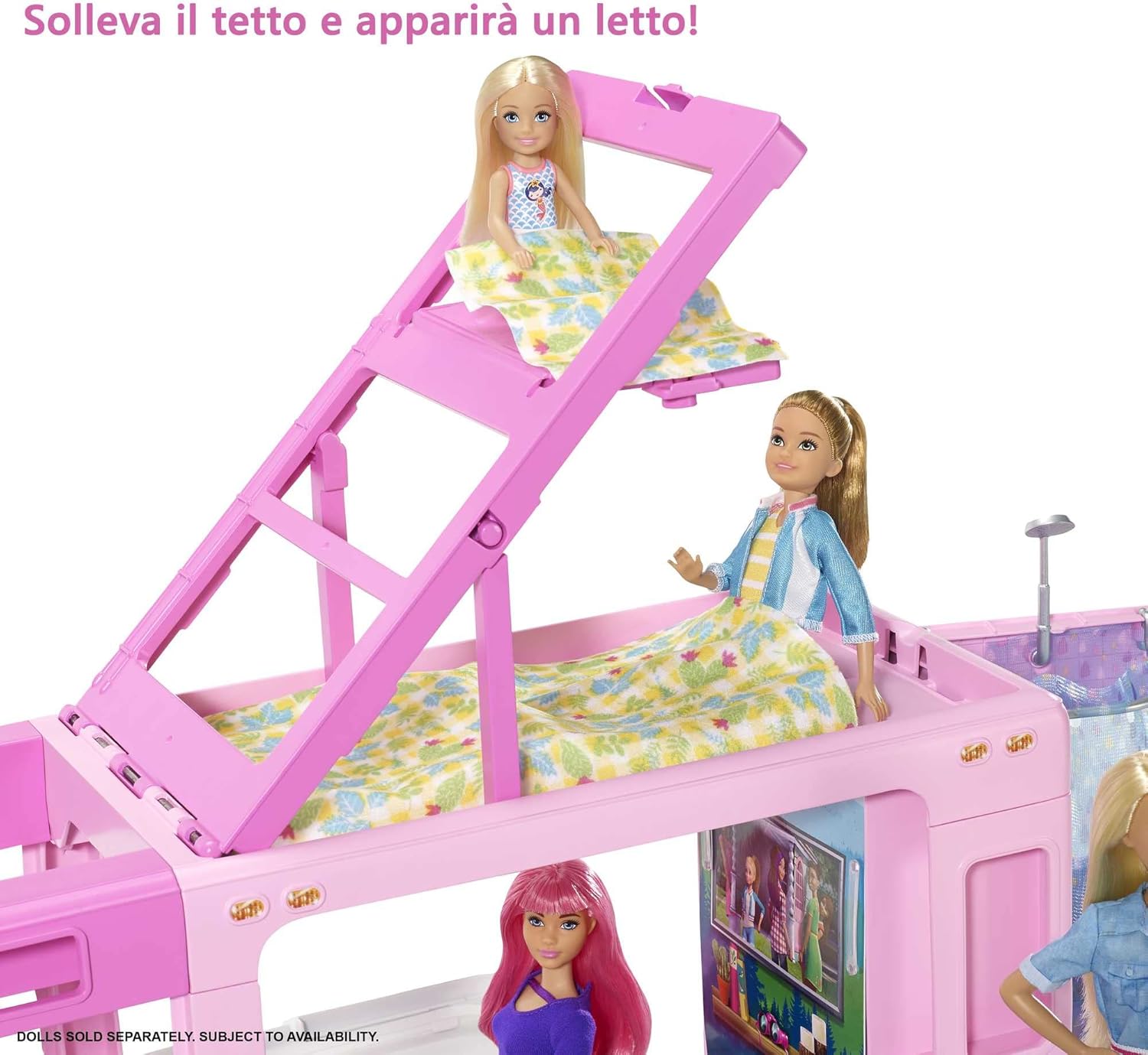 Thumbnail 3 de Barbie Dream Camper 3 in 1 Trasformabile: Camper, Barca e Pickup con 50 accessori