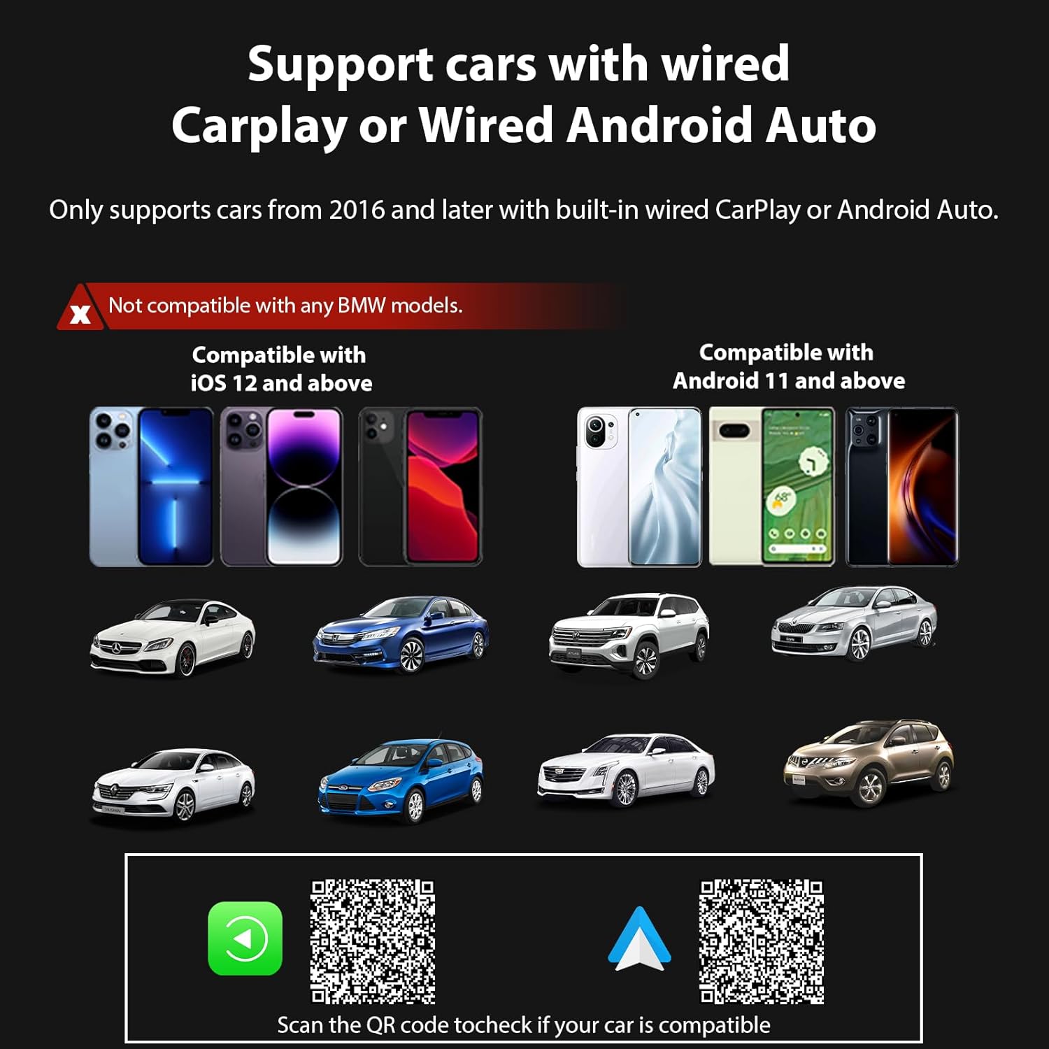 Thumbnail 2 de Autonano Mini adattatore wireless CarPlay grigio argento: trasforma CarPlay e Android Auto cablati in wireless