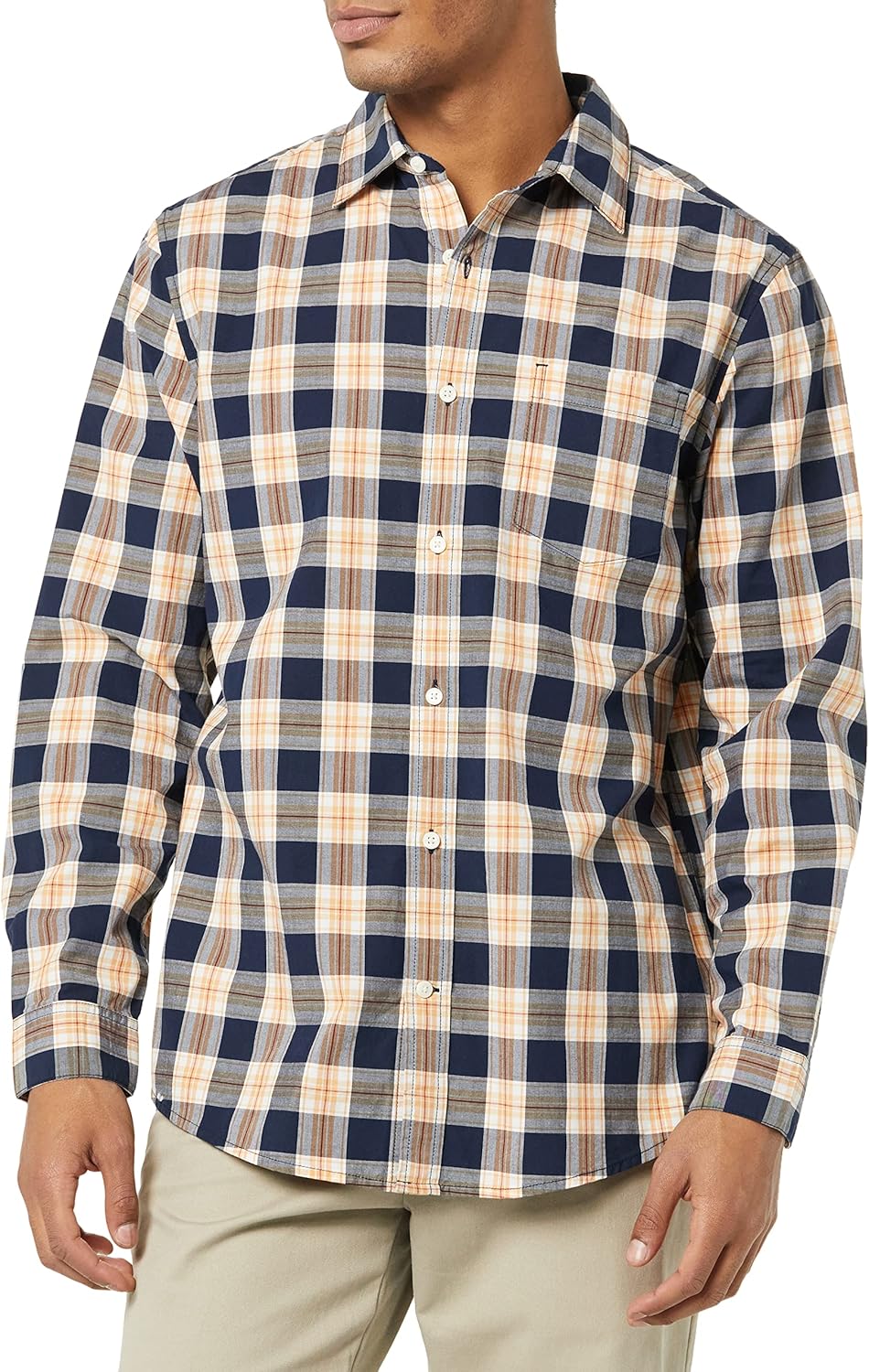 Thumbnail 3 de Amazon Essentials Men’s Long-Sleeved Slim-Fit Stretch Poplin Shirt
