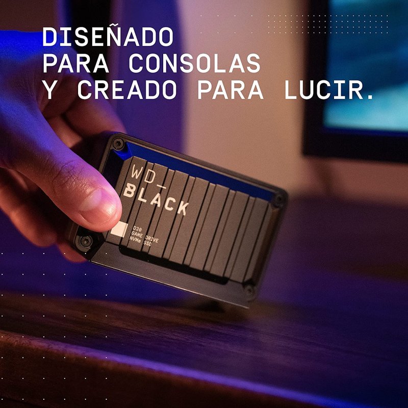 Thumbnail 2 de WD Black D30 Game Drive SSD 2TB USB-C para Xbox Series y PlayStation 5