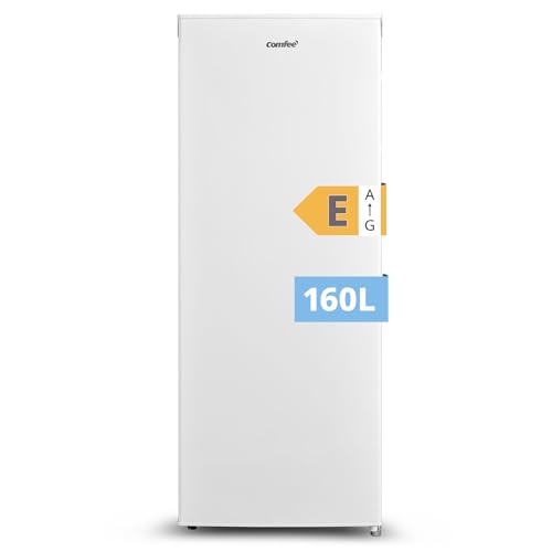Detalle de COMFEE' RCU160WH2(E) Congélateur Armoire 160L – Blanc: équilibre pratique et capacité généreuse
