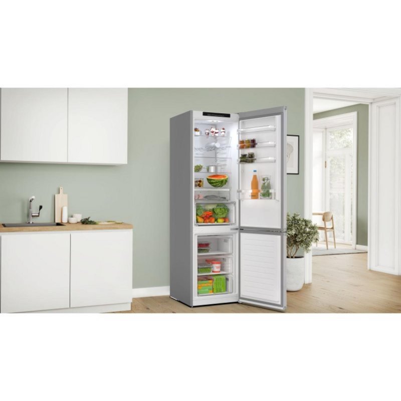 Detalle de Bosch Frigorífico Combi 203 cm 363 L No Frost VitaFresh XXL – Plata