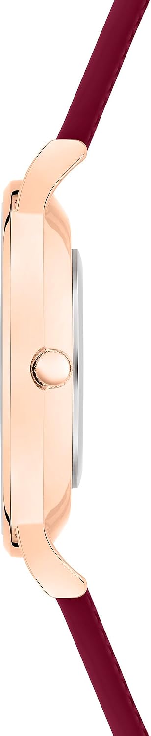 Detalle de s.Oliver Damenuhr mit Silikonband – 36 mm, zeitloses Design