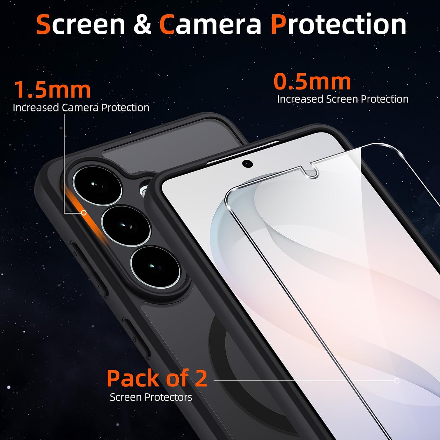 Thumbnail 5 de Oelrstfe Galaxy S26 cover MagSafe, 2 pezzi