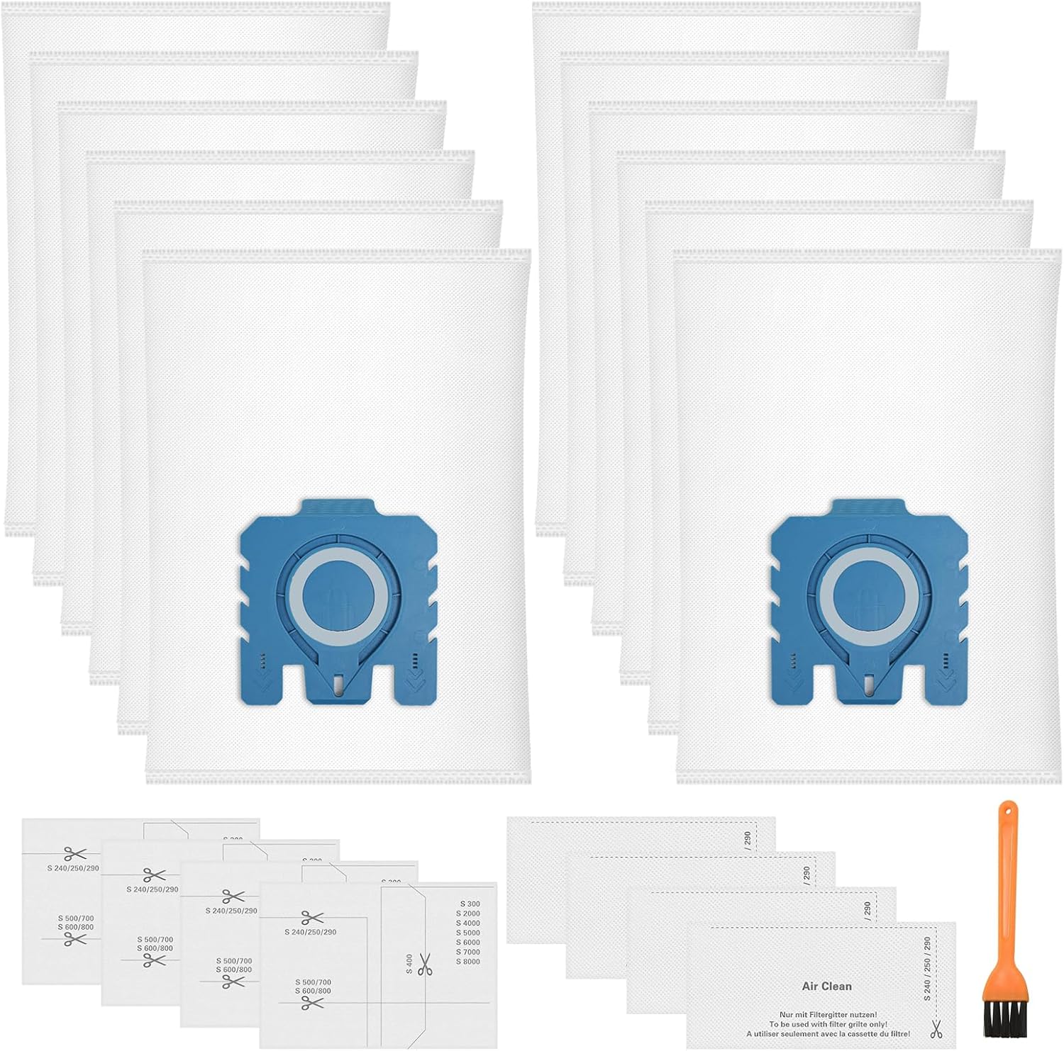 Detalle de 12 Pack GN 3D Efficiency Dust Bags 9917730