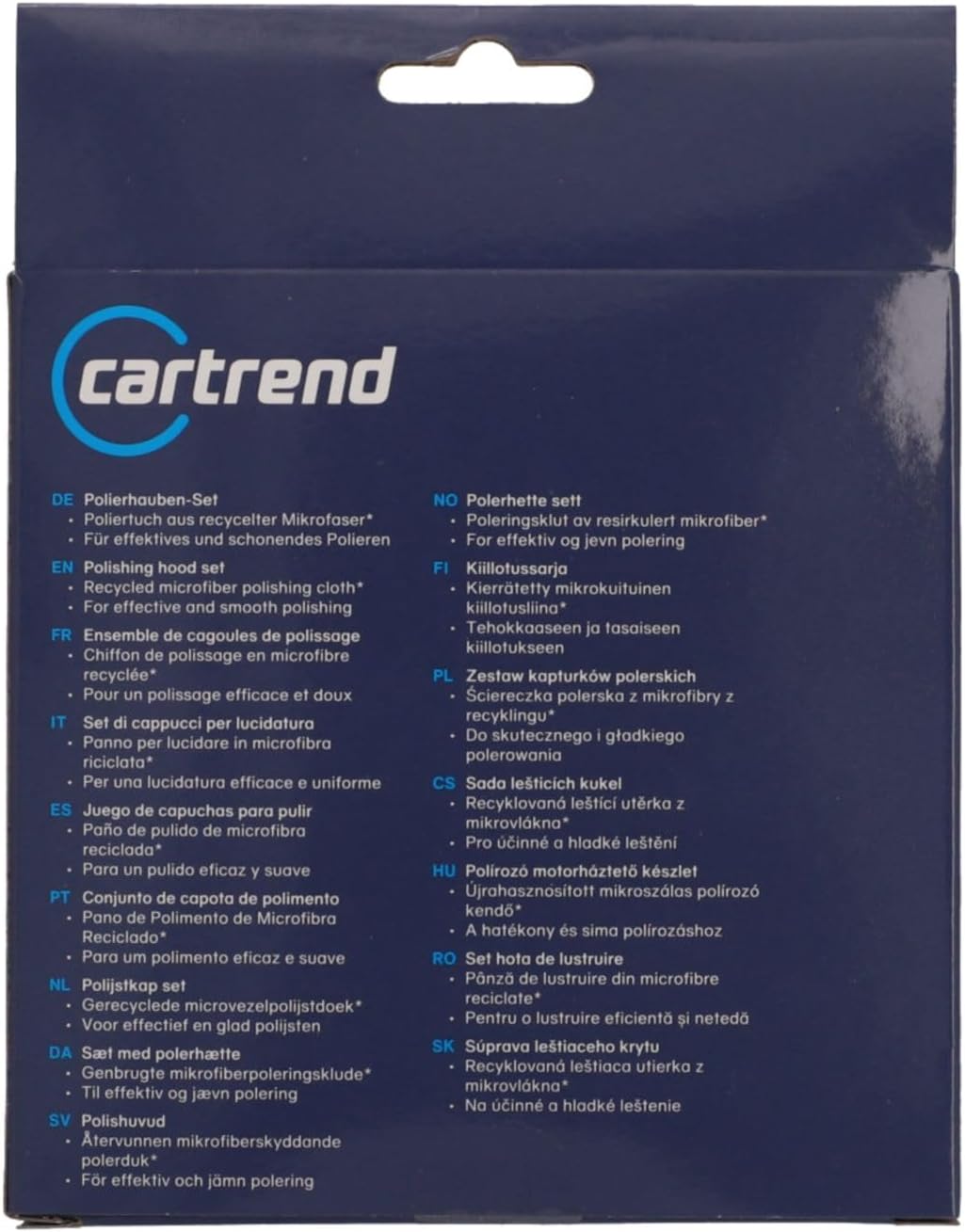 Thumbnail 6 de CARTREND mikrofiberpolerhuvor för 180 mm polerplattor, 2-pack