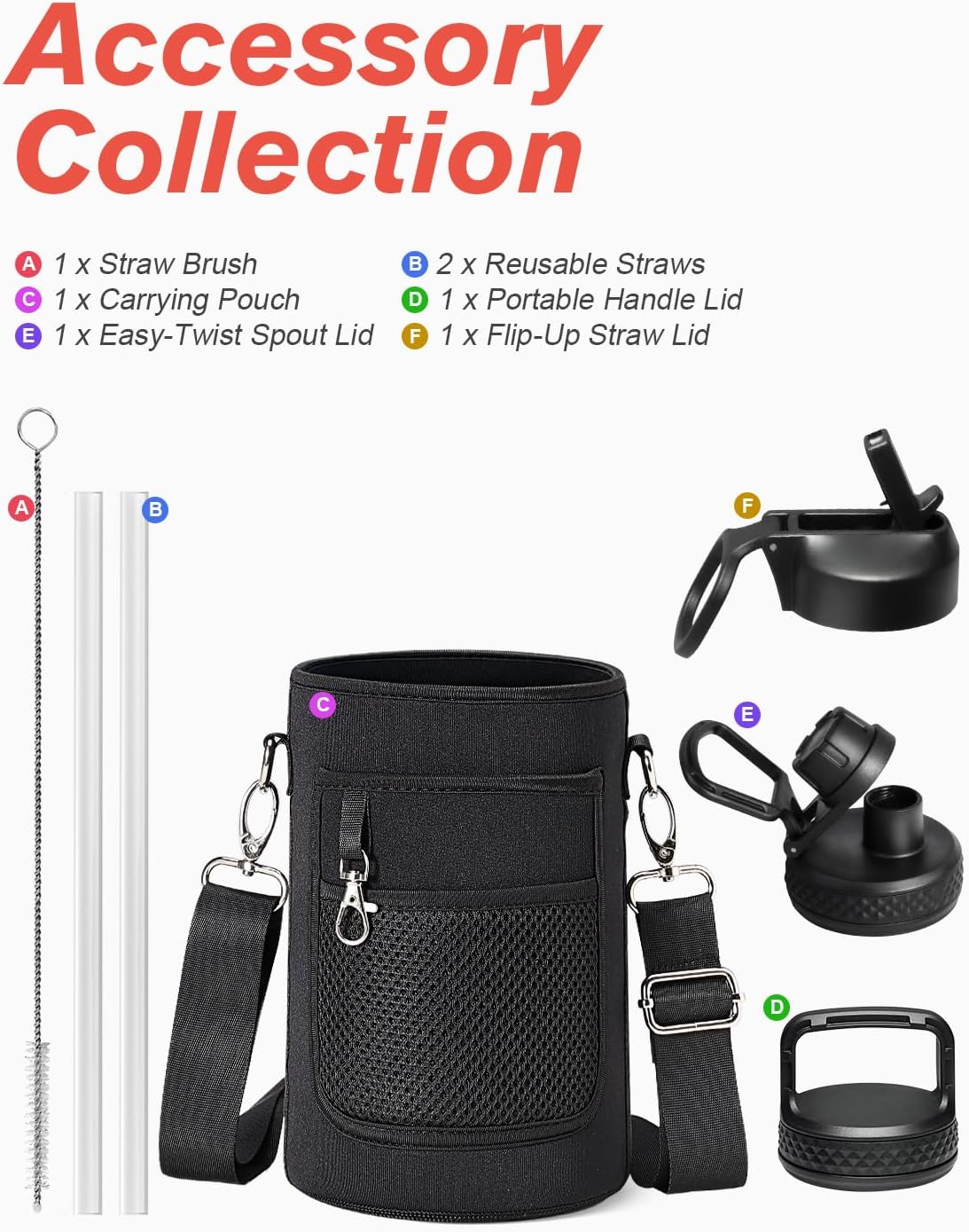 Thumbnail 6 de Coolflask Insulated Water Bottle 64 oz