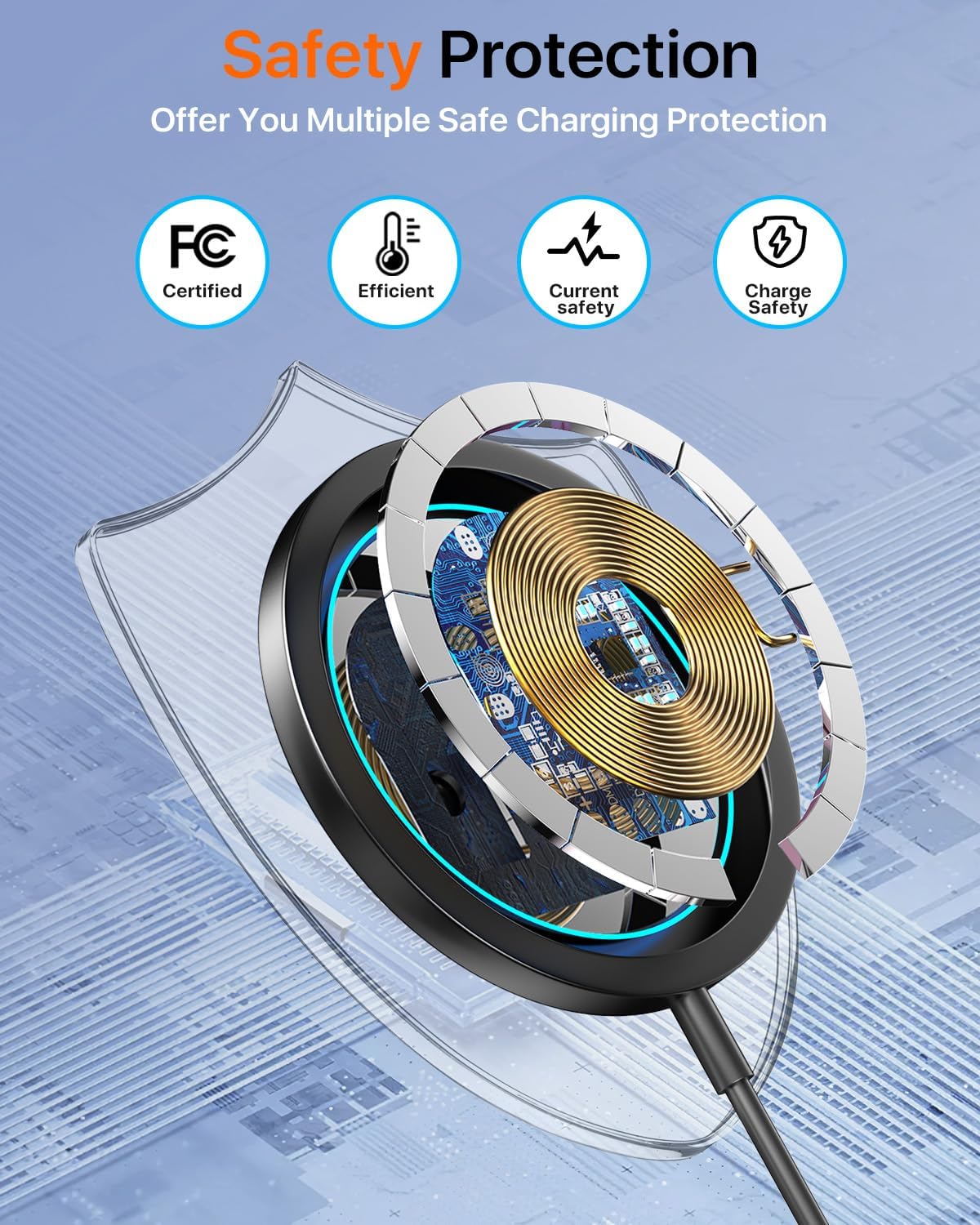 Detalle 2 de EXW Magnetic Wireless Charger 15W