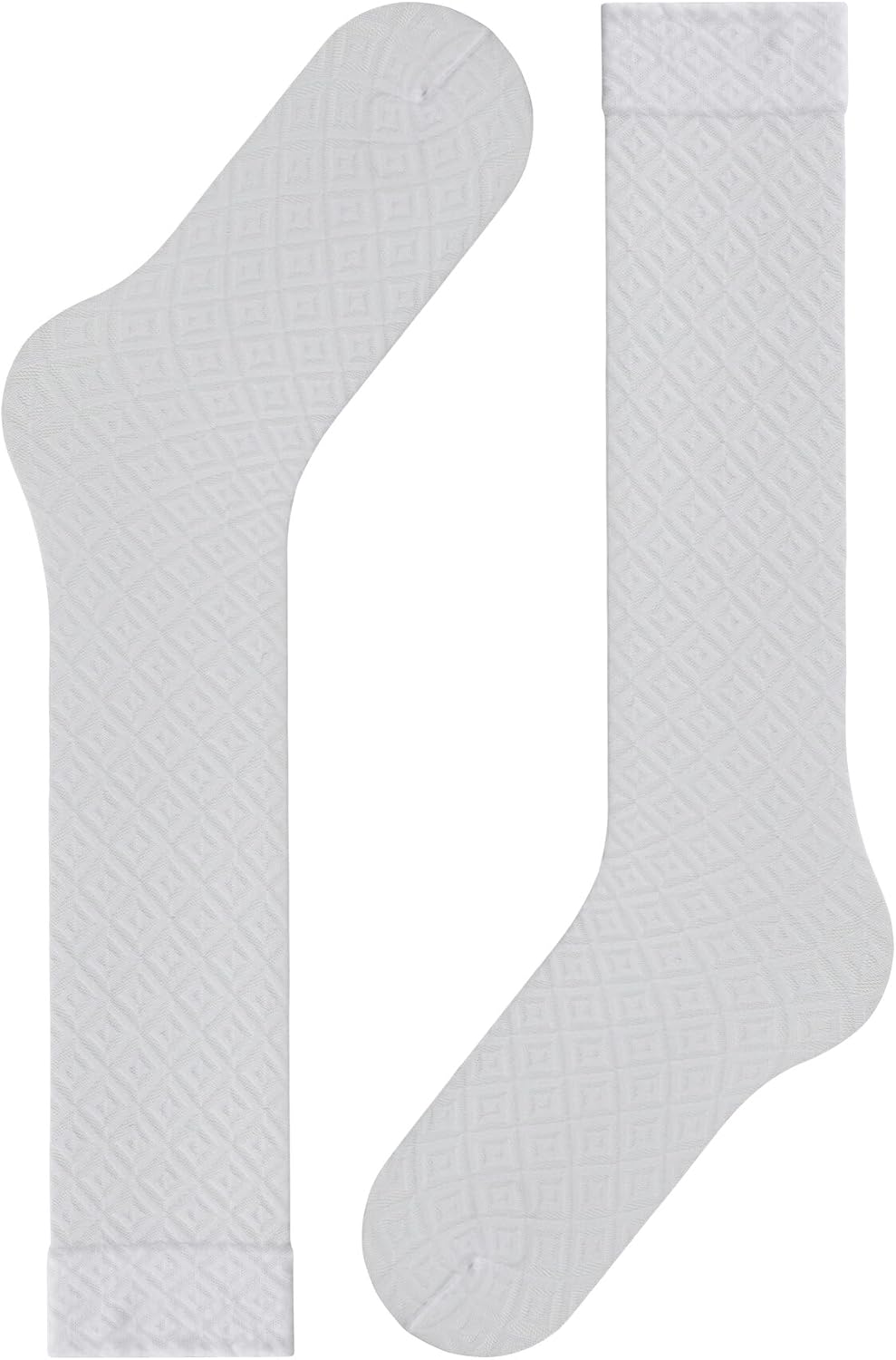 Detalle de FALKE femme Tessellating 25 DEN mi-bas transparents motif tessellé