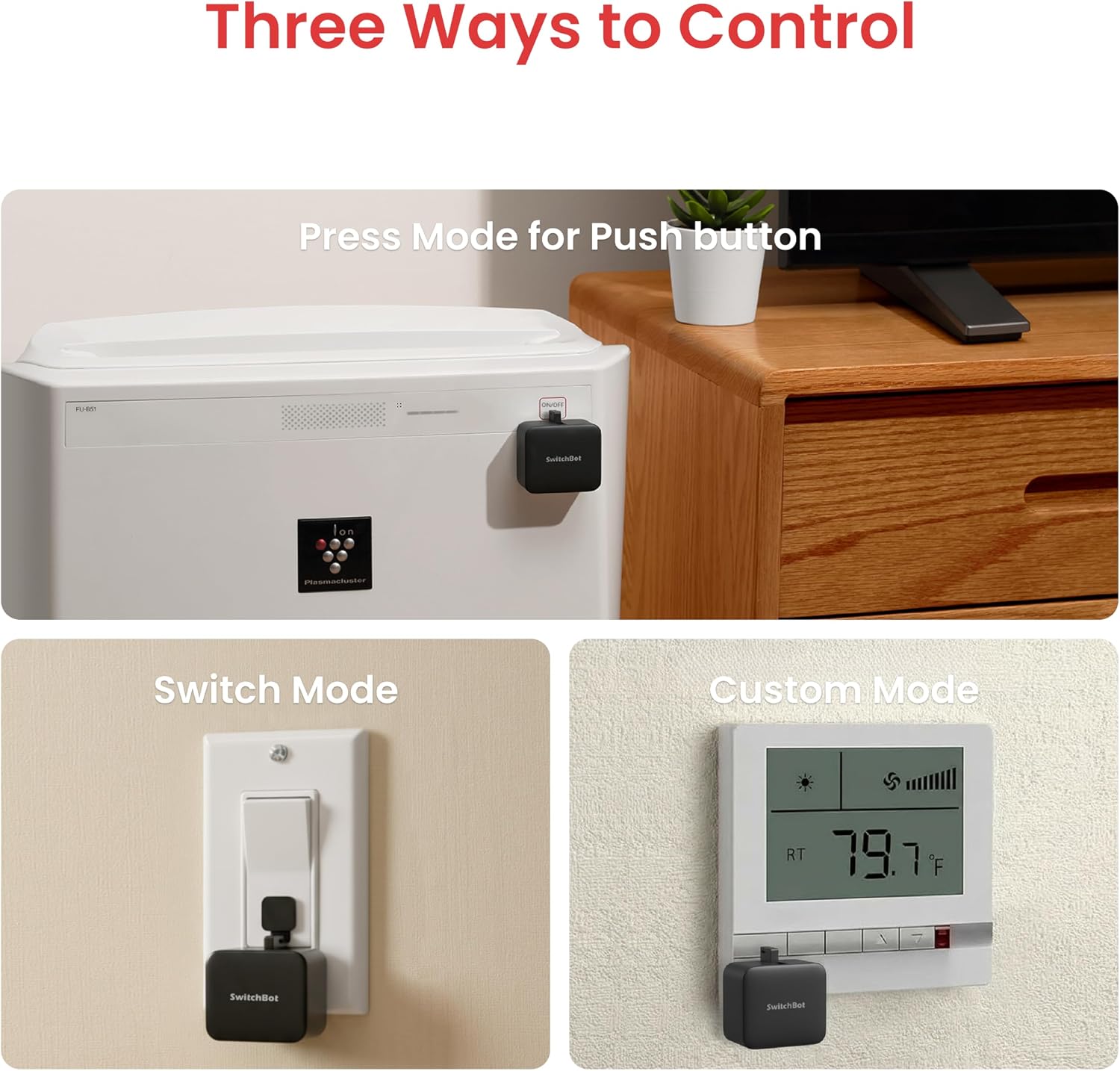 Detalle 2 de SwitchBot Smart Switch Toggle 600 Tage