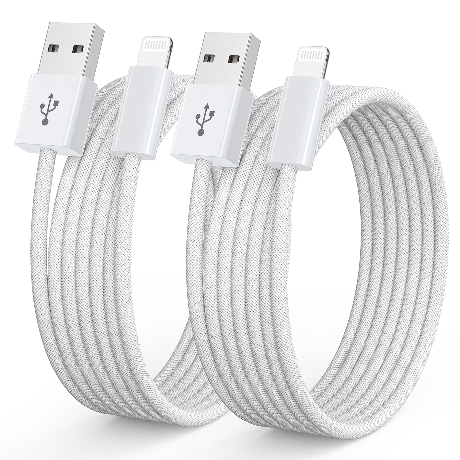 Detalle de Apple Lightning Ladekabel 1 m, MFi-zertifiziert, 2er-Pack