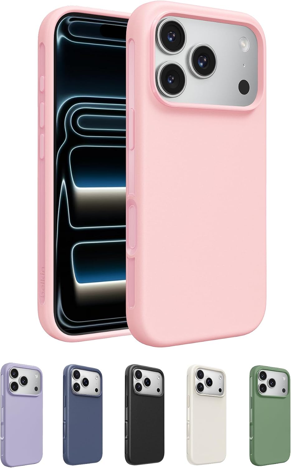 Detalle de Belkin SheerForce Protect MagSafe Case for iPhone 17 Pro – Slim, Transparent and Shockproof